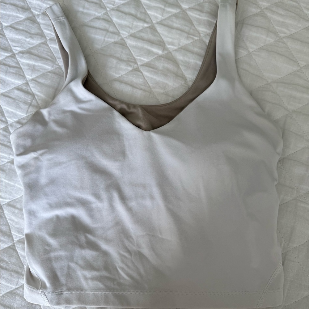 lululemon athletica White Tank Top